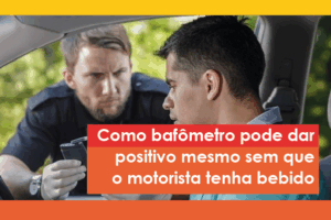 Bafômetro passivo Teste do bafômetro