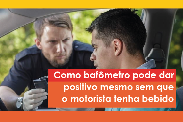 Bafômetro passivo Teste do bafômetro